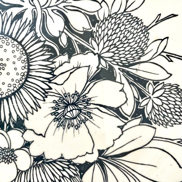 Vintage MCM Serving Platter by Alfred Meakin Samoa Pattern Made in England - Picture 6 of 9